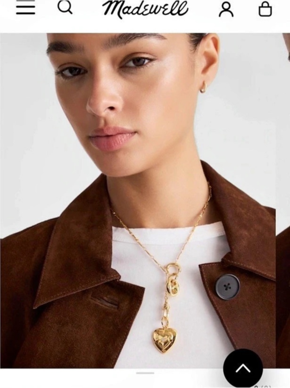 Madewell Heart Spinner Charm